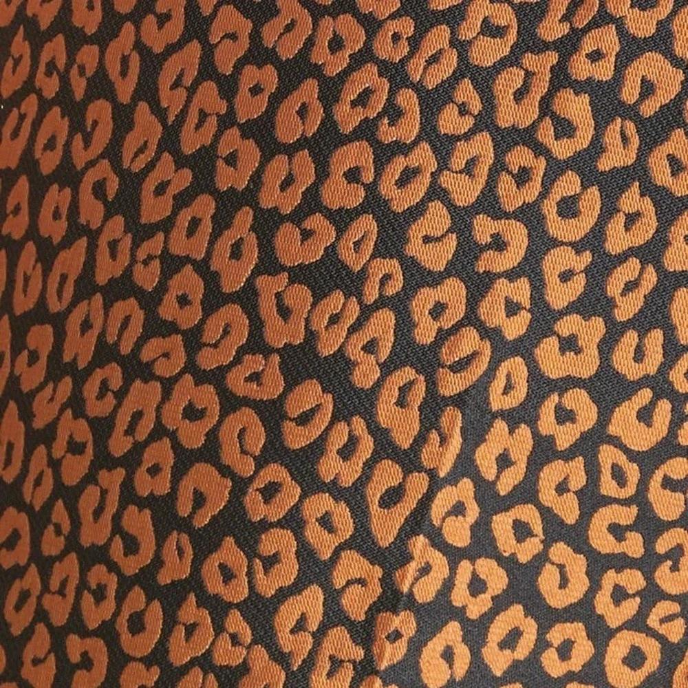 Kate‎ Spade Size 8 Flora Leopard Jacquard Crop Trouser Pants